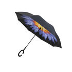 Слой сильной рамки двойной перевернул подгонянный зонтиком дизайн логотипа 23 дюймов поставщик