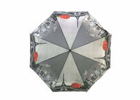 Легкий снесите сложите вверх зонтик 21 дюйм дизайна логотипа сопротивления давления подгонянного поставщик